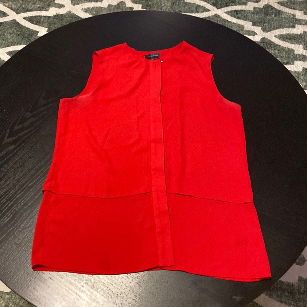 The Limited Red Tank Blouse